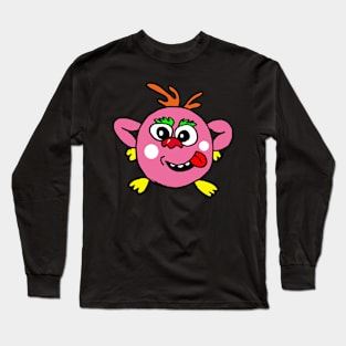 Pink Bubbly Creature Long Sleeve T-Shirt